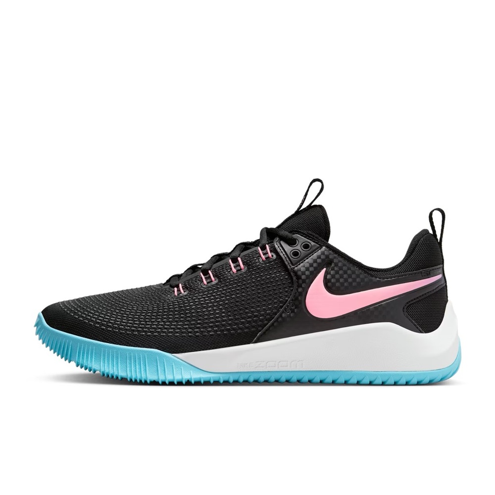 Nike Black and Pink Athletic Sneakers